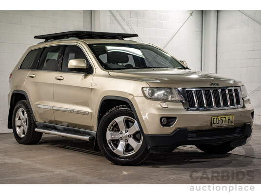 3/2012 Jeep Grand Cherokee Laredo (4x4) WK MY12 4d Wagon White Gold V6 3.6L