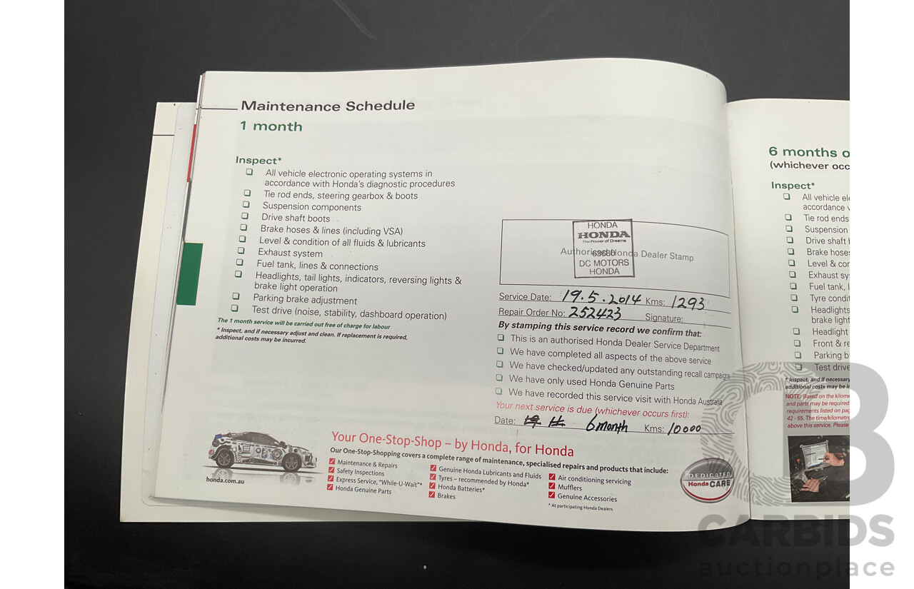 1/2014 Honda CR-V VTi (4x4) 30 MY15 4d Wagon Taffeta White 2.4L