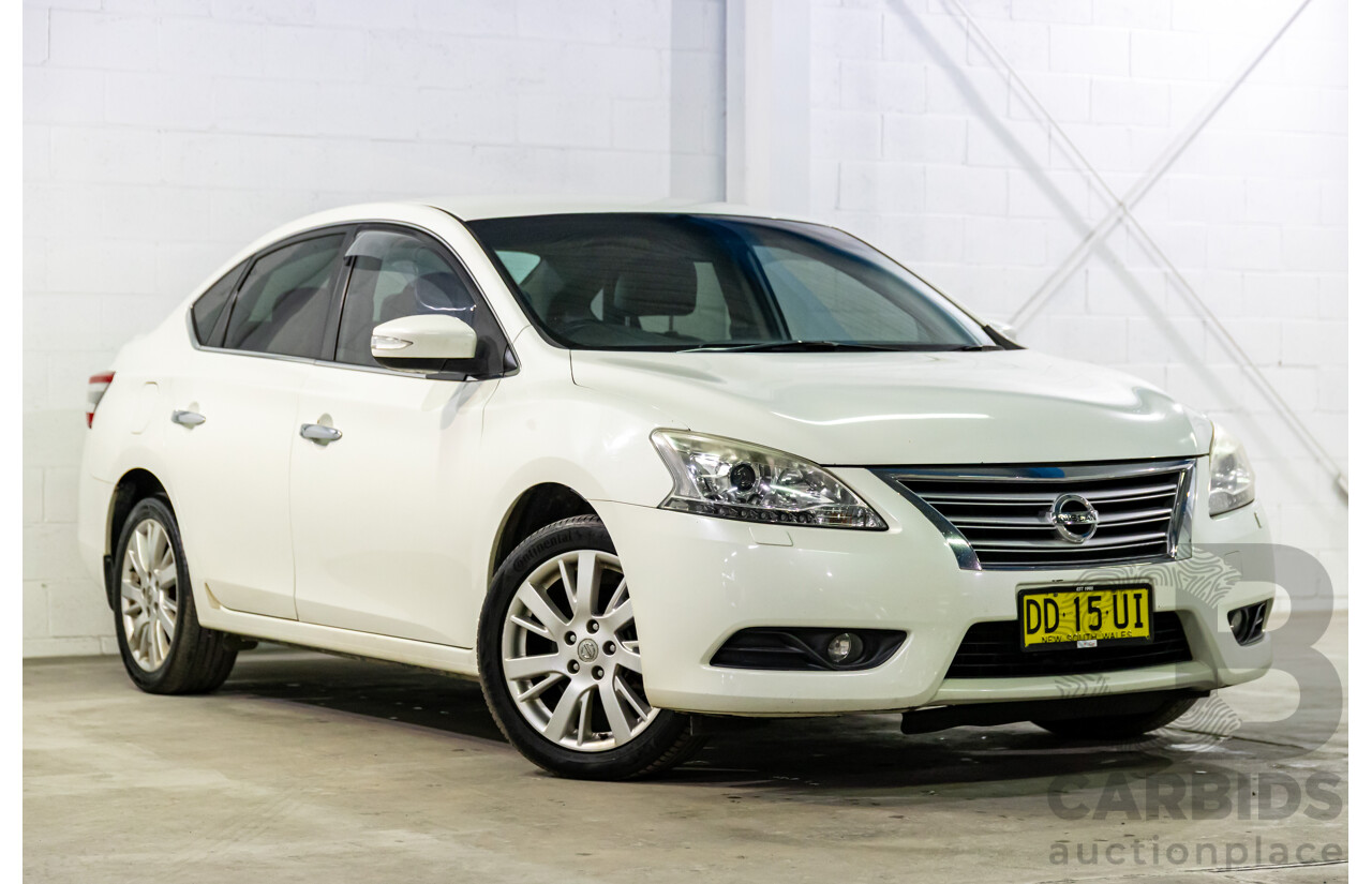 3/2013 Nissan Pulsar Ti B17 4d Sedan Diamond White 1.8L