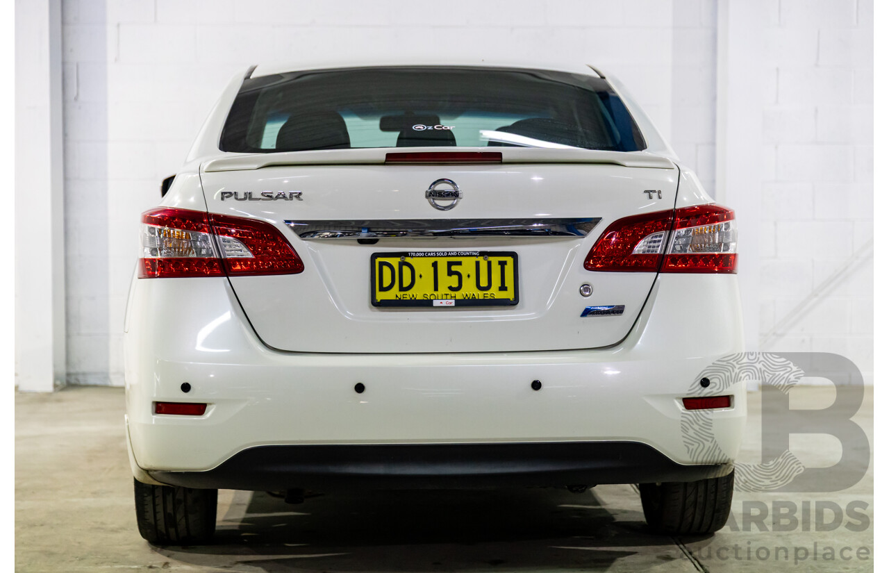 3/2013 Nissan Pulsar Ti B17 4d Sedan Diamond White 1.8L