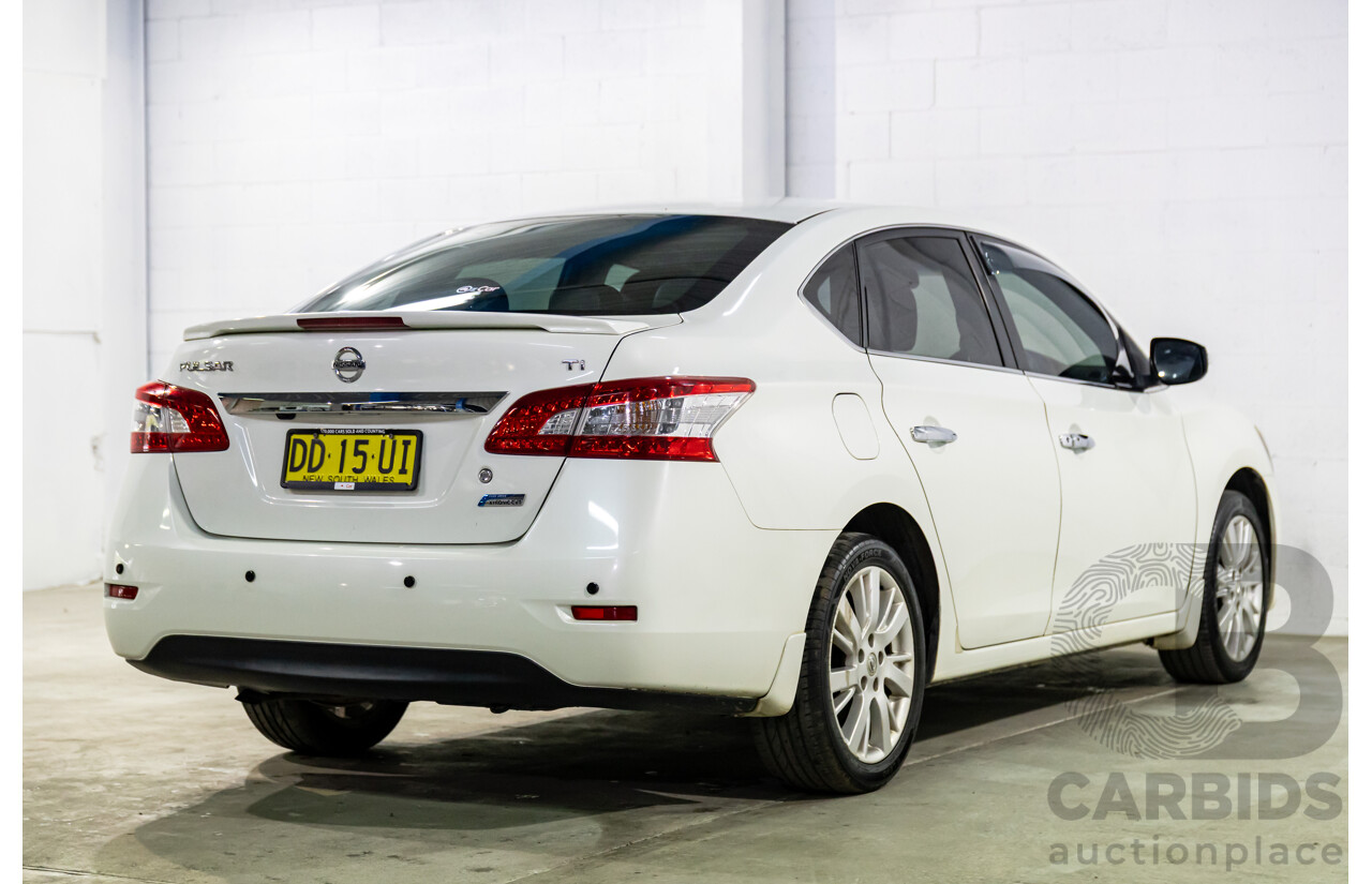 3/2013 Nissan Pulsar Ti B17 4d Sedan Diamond White 1.8L