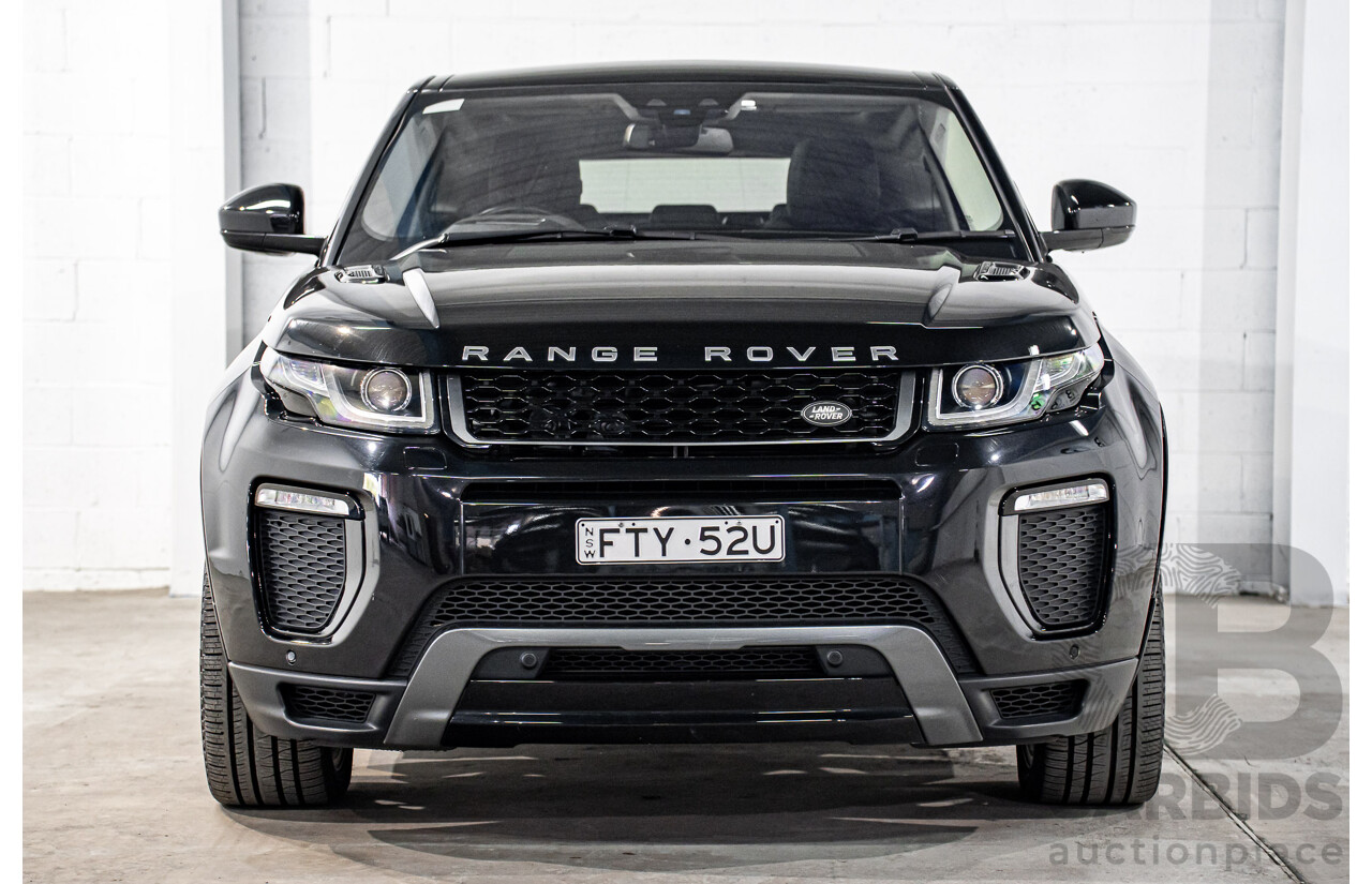 08/2016 Range Rover Evoque Td4 180 HSE Dynamic (AWD) LV MY16.5 3d Coupe Santorini Black Metallic Turbo Diesel 2.0L