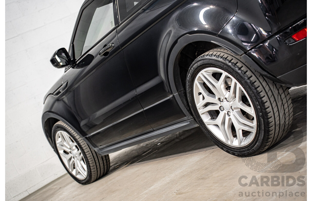 08/2016 Range Rover Evoque Td4 180 HSE Dynamic (AWD) LV MY16.5 3d Coupe Santorini Black Metallic Turbo Diesel 2.0L