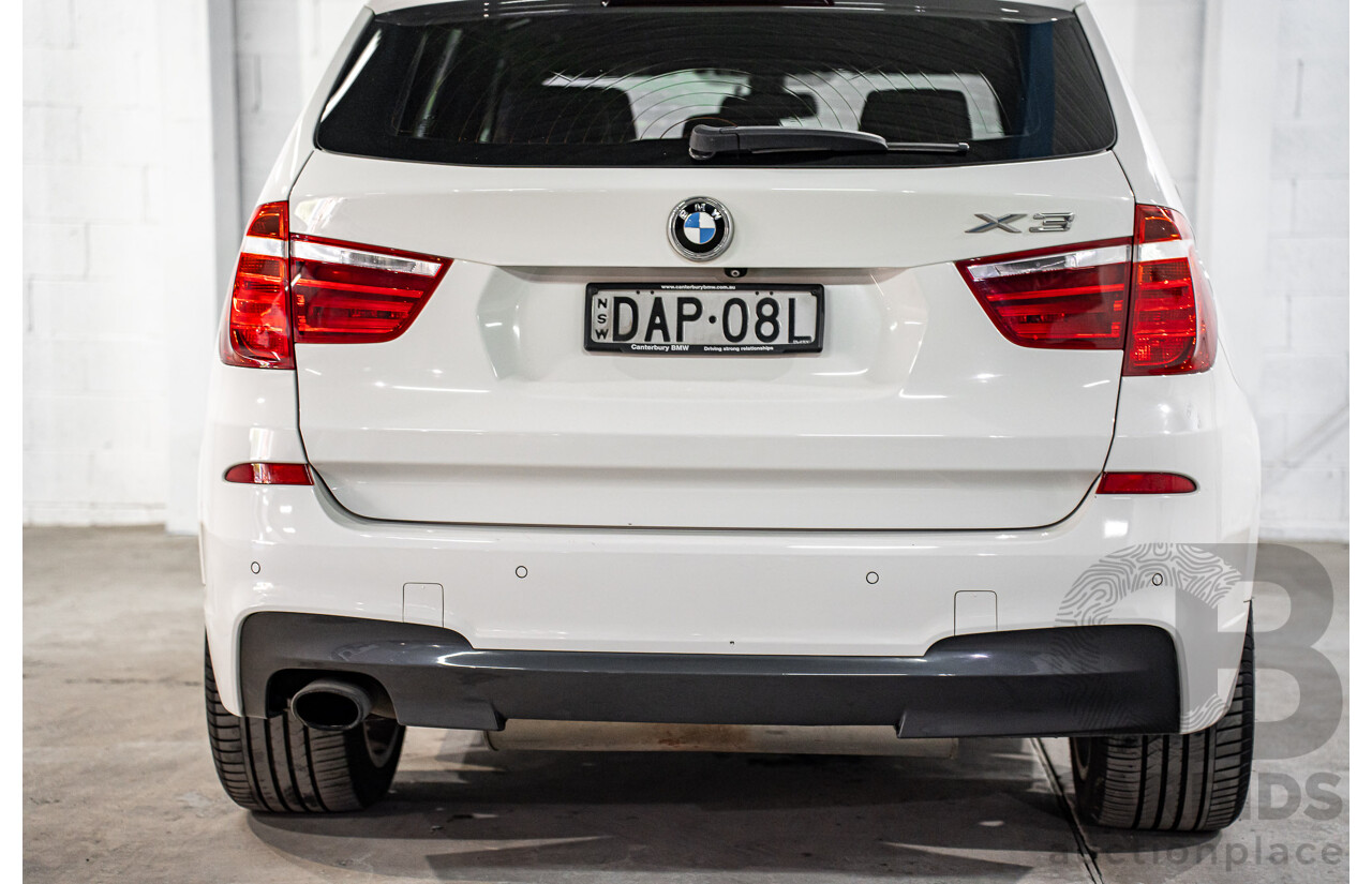 8/2015 BMW X3 xDrive20i M Sport F25 MY15 4d Wagon Alpine White Turbo 2.0L