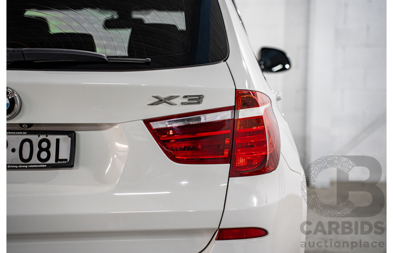 8/2015 BMW X3 xDrive20i M Sport F25 MY15 4d Wagon Alpine White Turbo 2.0L
