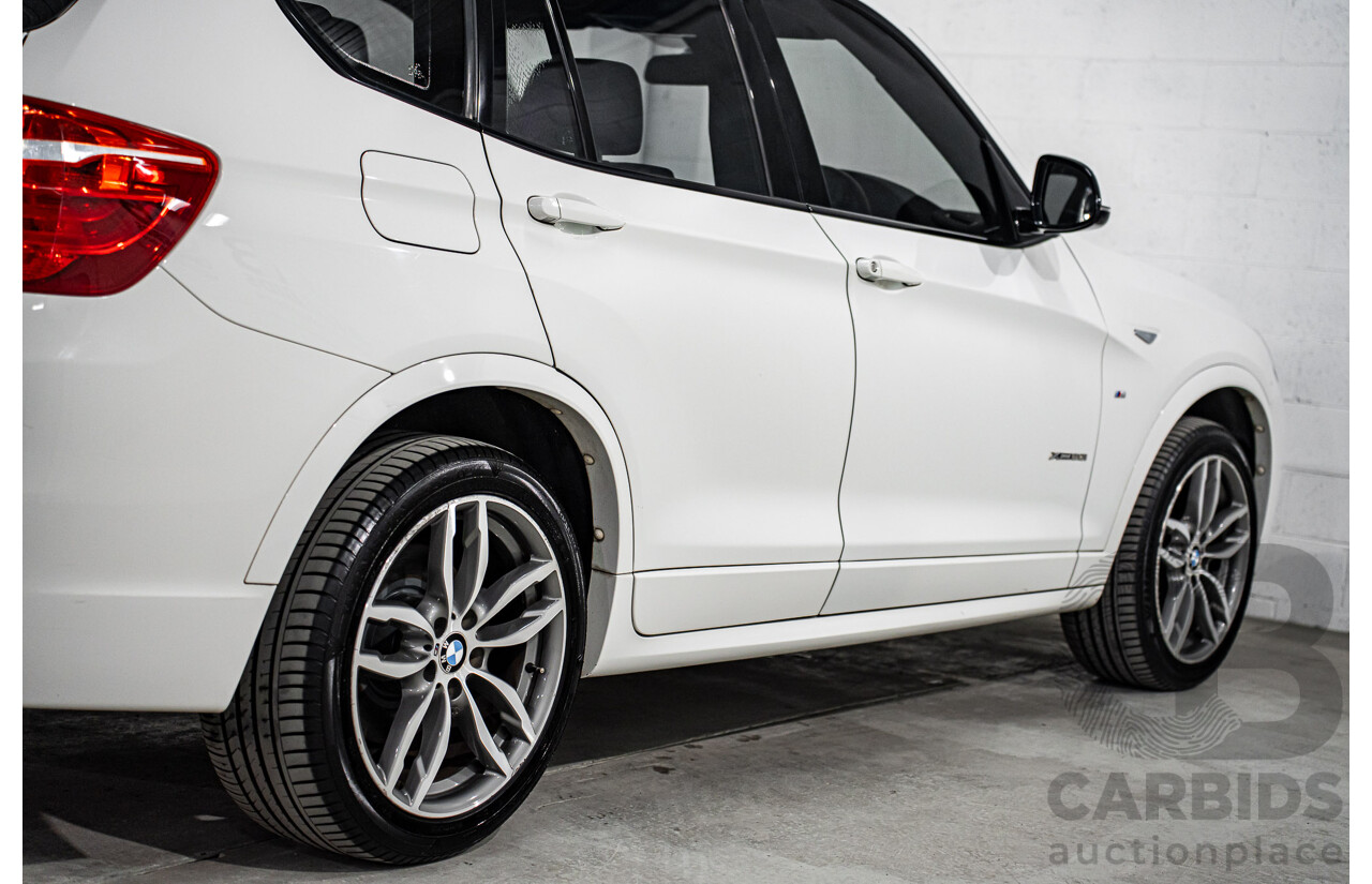 8/2015 BMW X3 xDrive20i M Sport F25 MY15 4d Wagon Alpine White Turbo 2.0L