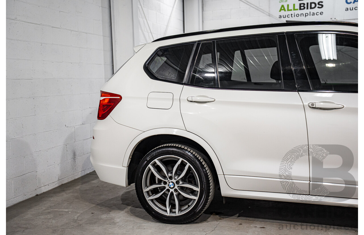 8/2015 BMW X3 xDrive20i M Sport F25 MY15 4d Wagon Alpine White Turbo 2.0L
