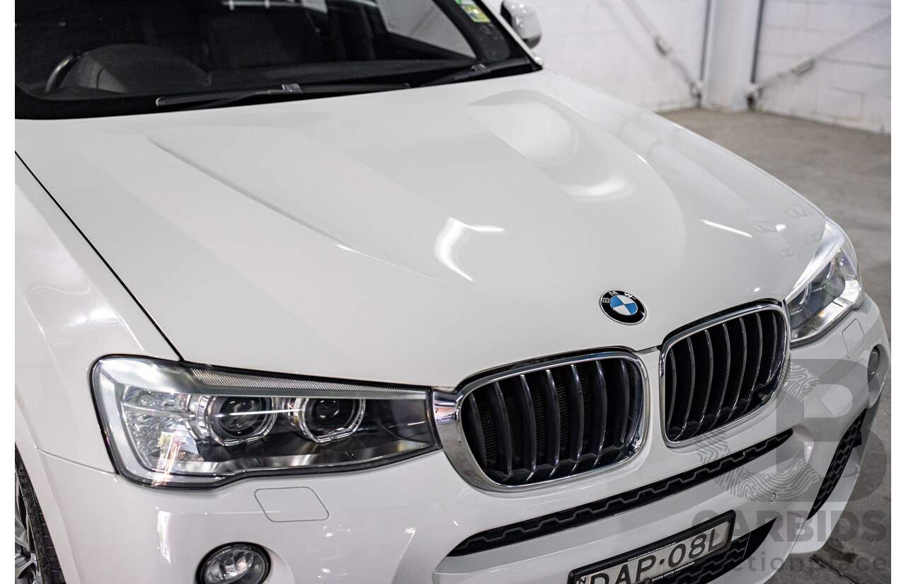 8/2015 BMW X3 xDrive20i M Sport F25 MY15 4d Wagon Alpine White Turbo 2.0L
