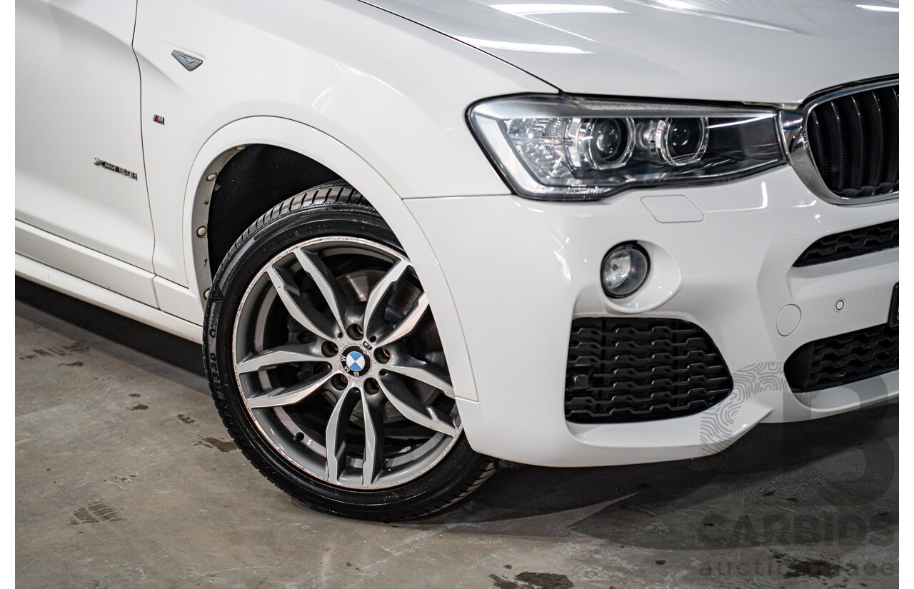 8/2015 BMW X3 xDrive20i M Sport F25 MY15 4d Wagon Alpine White Turbo 2.0L