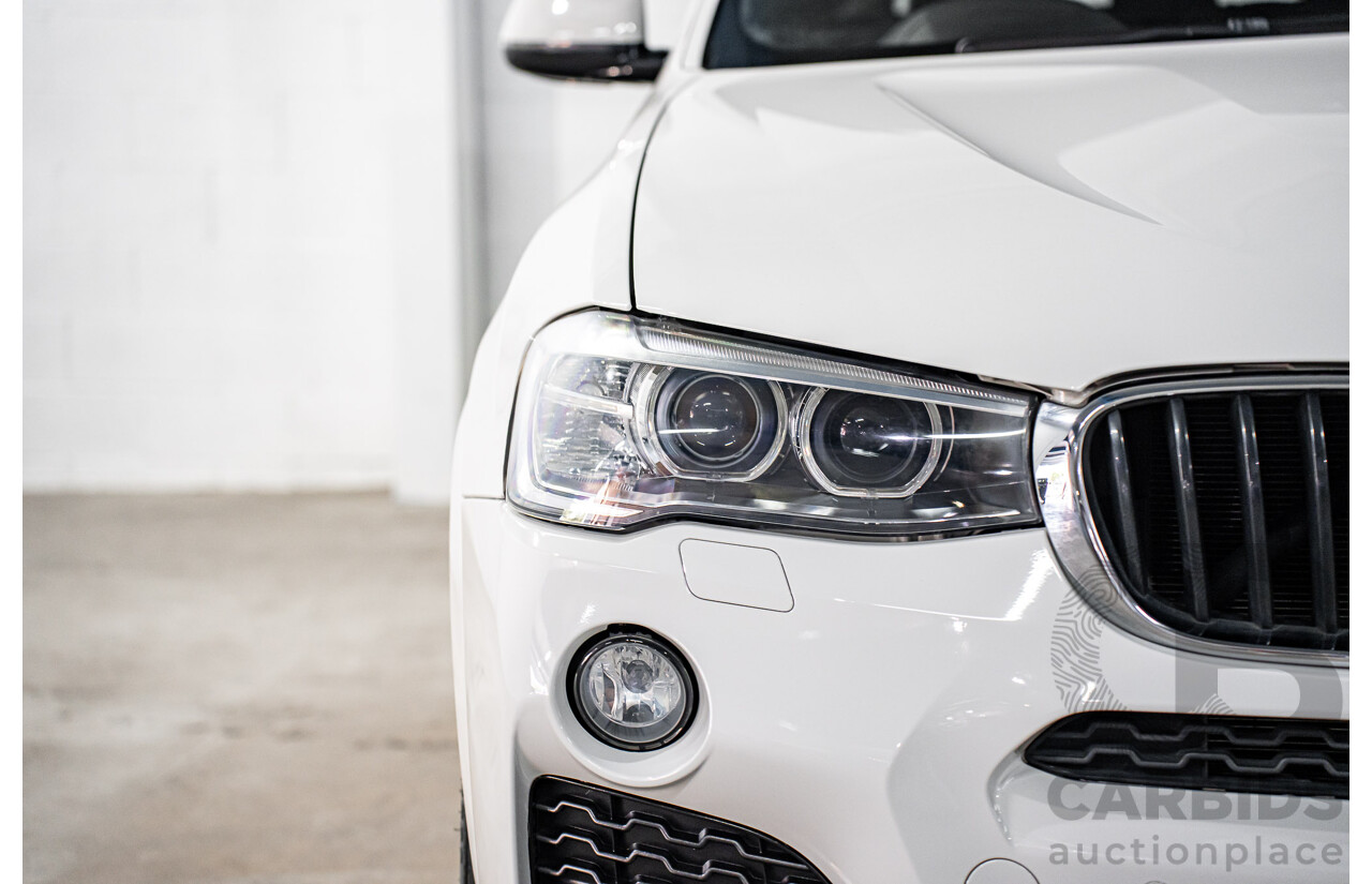 8/2015 BMW X3 xDrive20i M Sport F25 MY15 4d Wagon Alpine White Turbo 2.0L