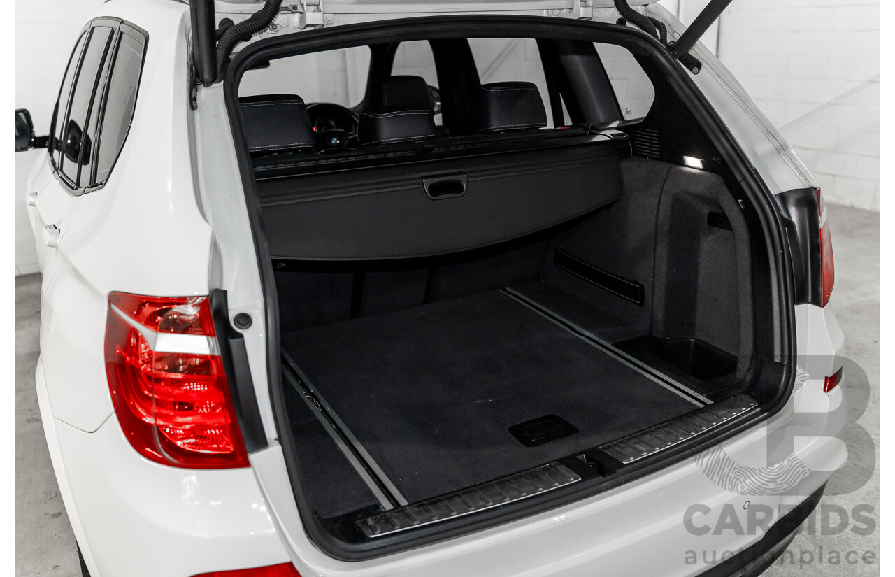 8/2015 BMW X3 xDrive20i M Sport F25 MY15 4d Wagon Alpine White Turbo 2.0L