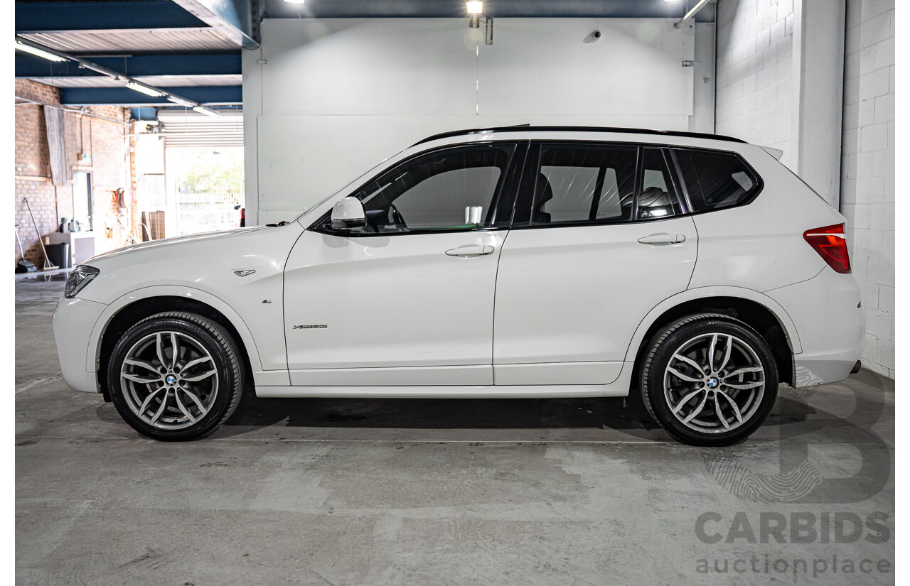 8/2015 BMW X3 xDrive20i M Sport F25 MY15 4d Wagon Alpine White Turbo 2.0L