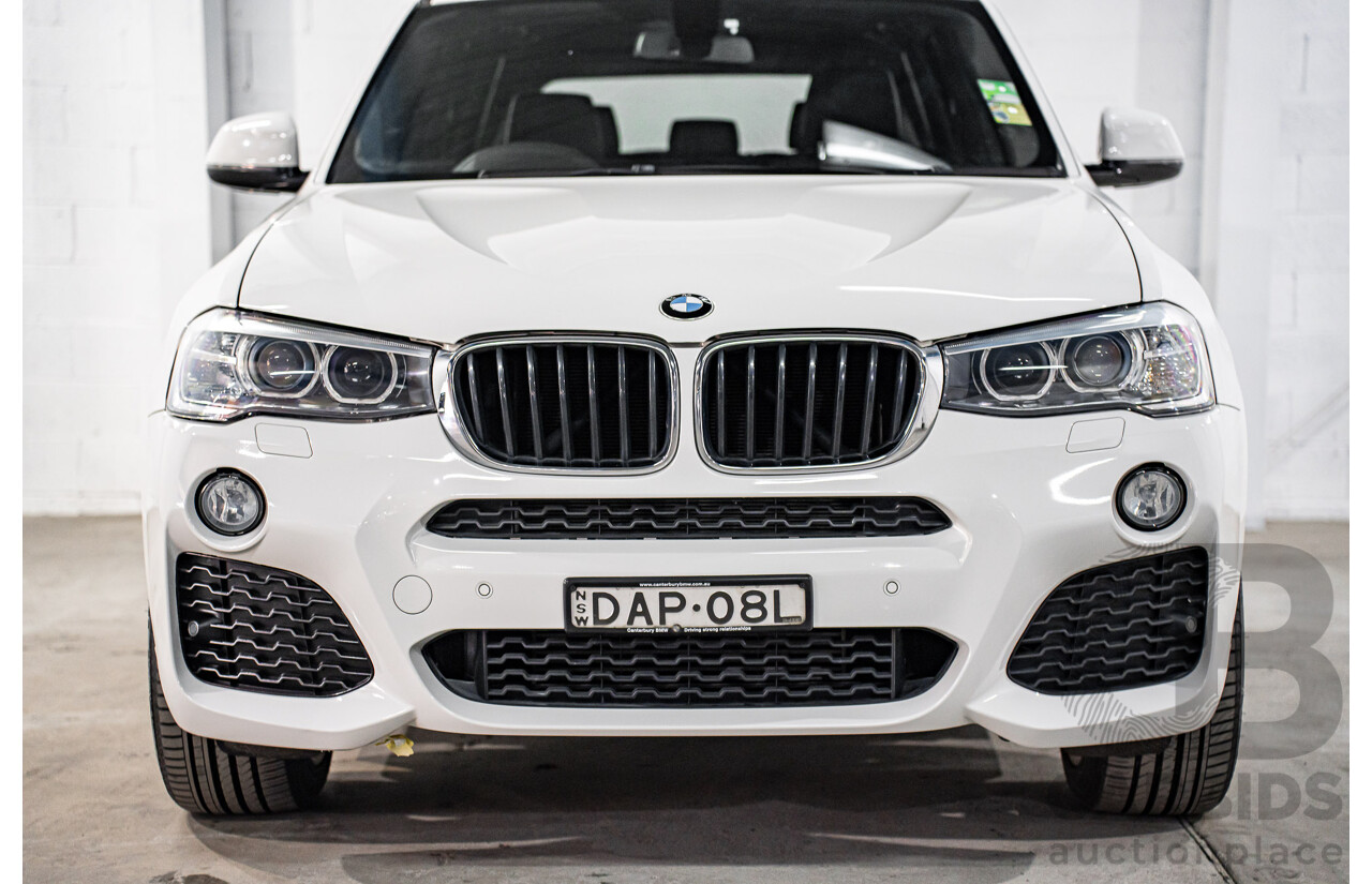 8/2015 BMW X3 xDrive20i M Sport F25 MY15 4d Wagon Alpine White Turbo 2.0L