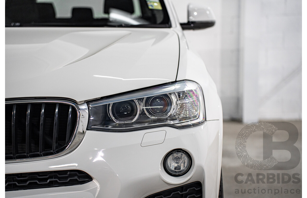 8/2015 BMW X3 xDrive20i M Sport F25 MY15 4d Wagon Alpine White Turbo 2.0L