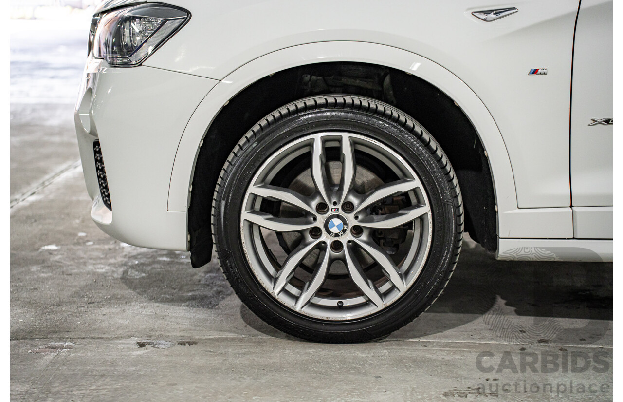 8/2015 BMW X3 xDrive20i M Sport F25 MY15 4d Wagon Alpine White Turbo 2.0L