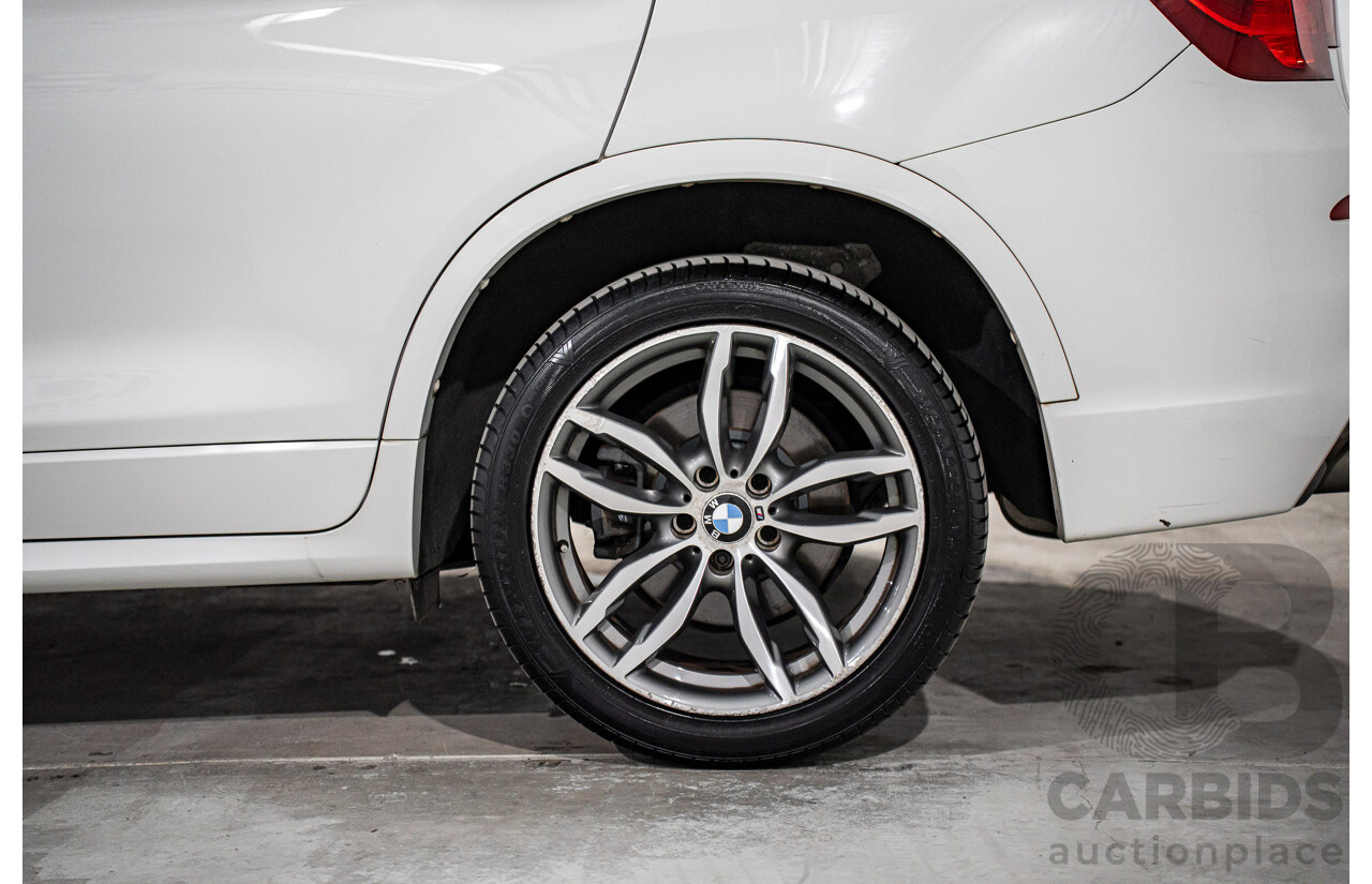 8/2015 BMW X3 xDrive20i M Sport F25 MY15 4d Wagon Alpine White Turbo 2.0L