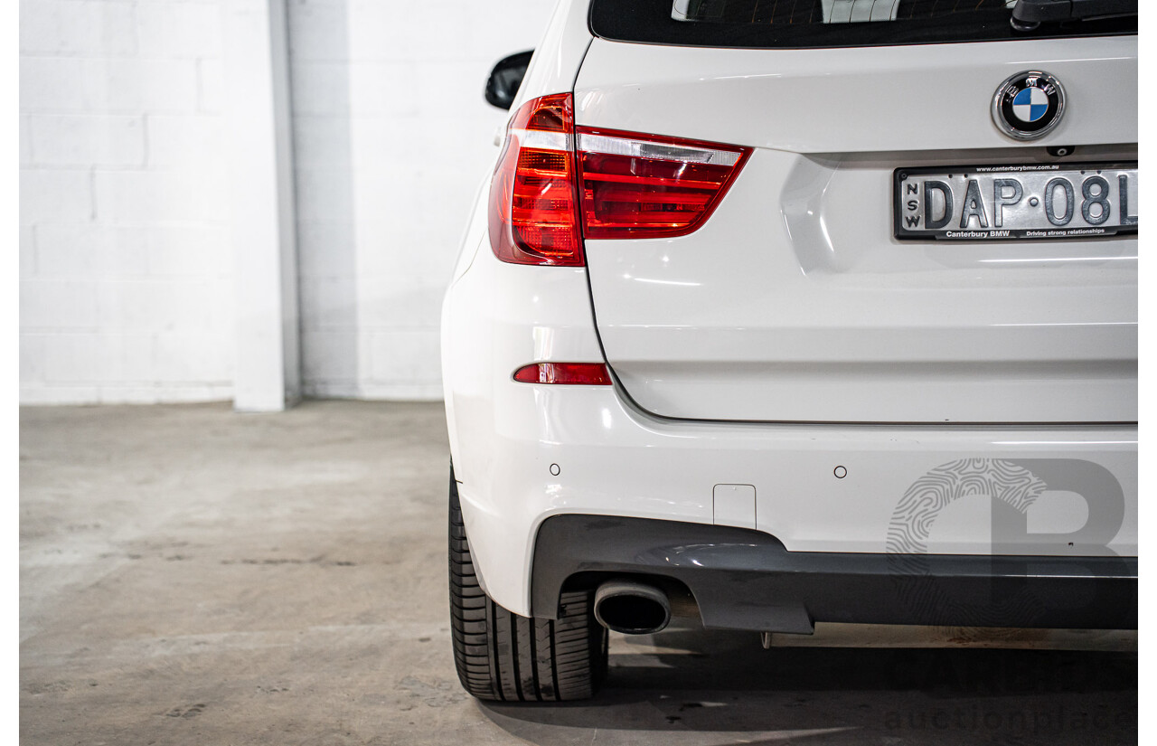 8/2015 BMW X3 xDrive20i M Sport F25 MY15 4d Wagon Alpine White Turbo 2.0L