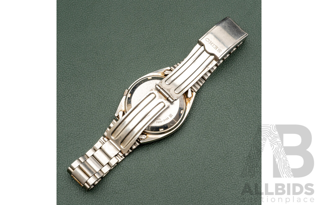 Seiko 5 Automatic Mens Watch, 7526-3180 - Working
