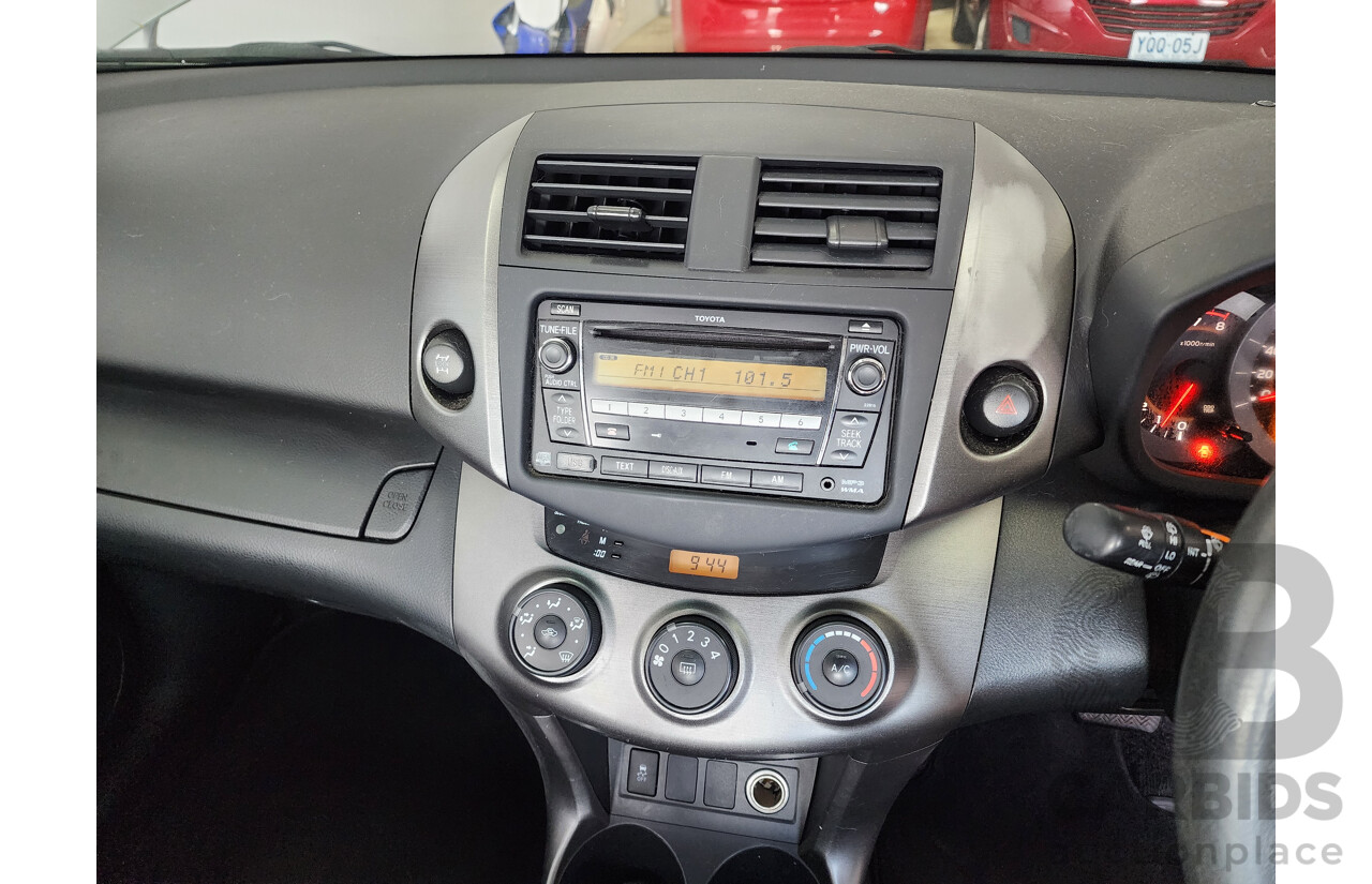 6/2010 Toyota Rav4 CV (4x4) ACA33R 08 UPGRADE 4d Wagon Silver 2.4L