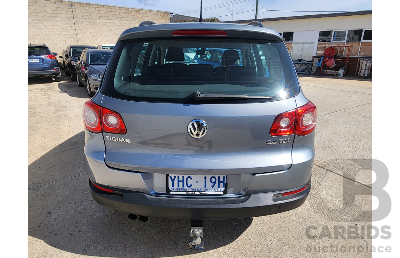 2/2010 Volkswagen Tiguan 103 TDI 5NC MY10 4d Wagon Grey 2.0L