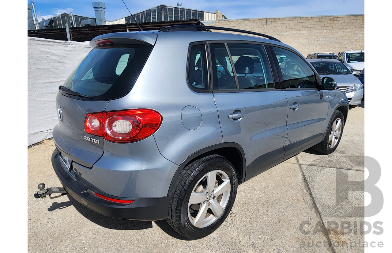 2/2010 Volkswagen Tiguan 103 TDI 5NC MY10 4d Wagon Grey 2.0L