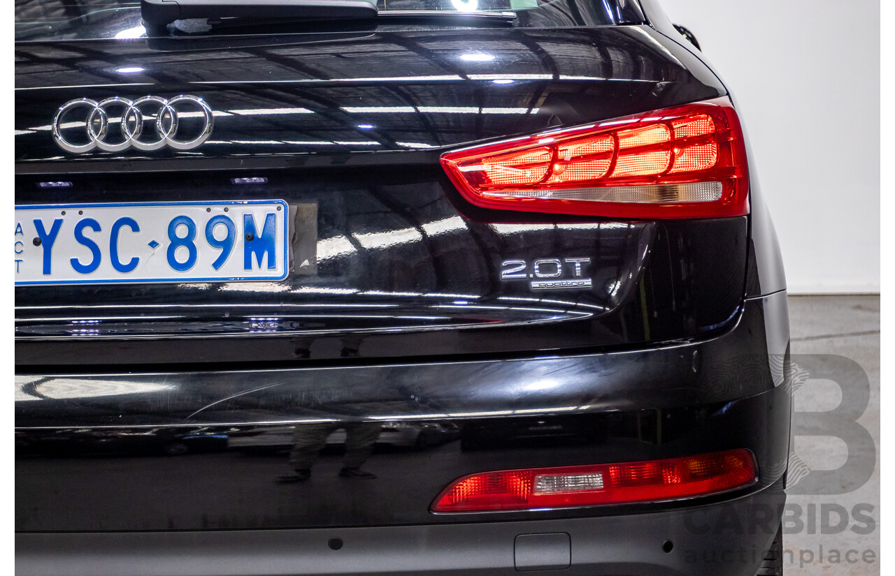 8/2012 Audi Q3 2.0 TFSI Quattro (AWD) 8U 4d Wagon Brilliant Black Turbo 2.0L - 155kw Version