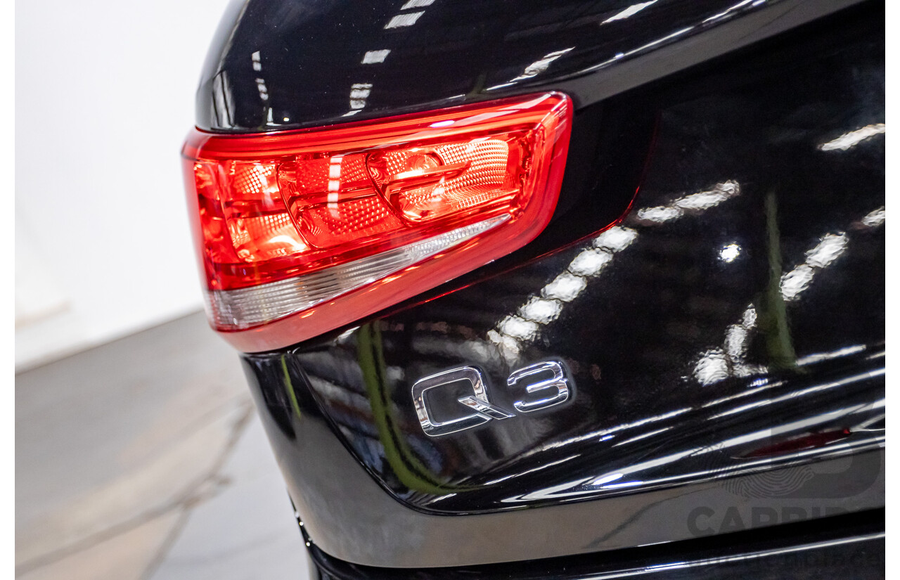 8/2012 Audi Q3 2.0 TFSI Quattro (AWD) 8U 4d Wagon Brilliant Black Turbo 2.0L - 155kw Version