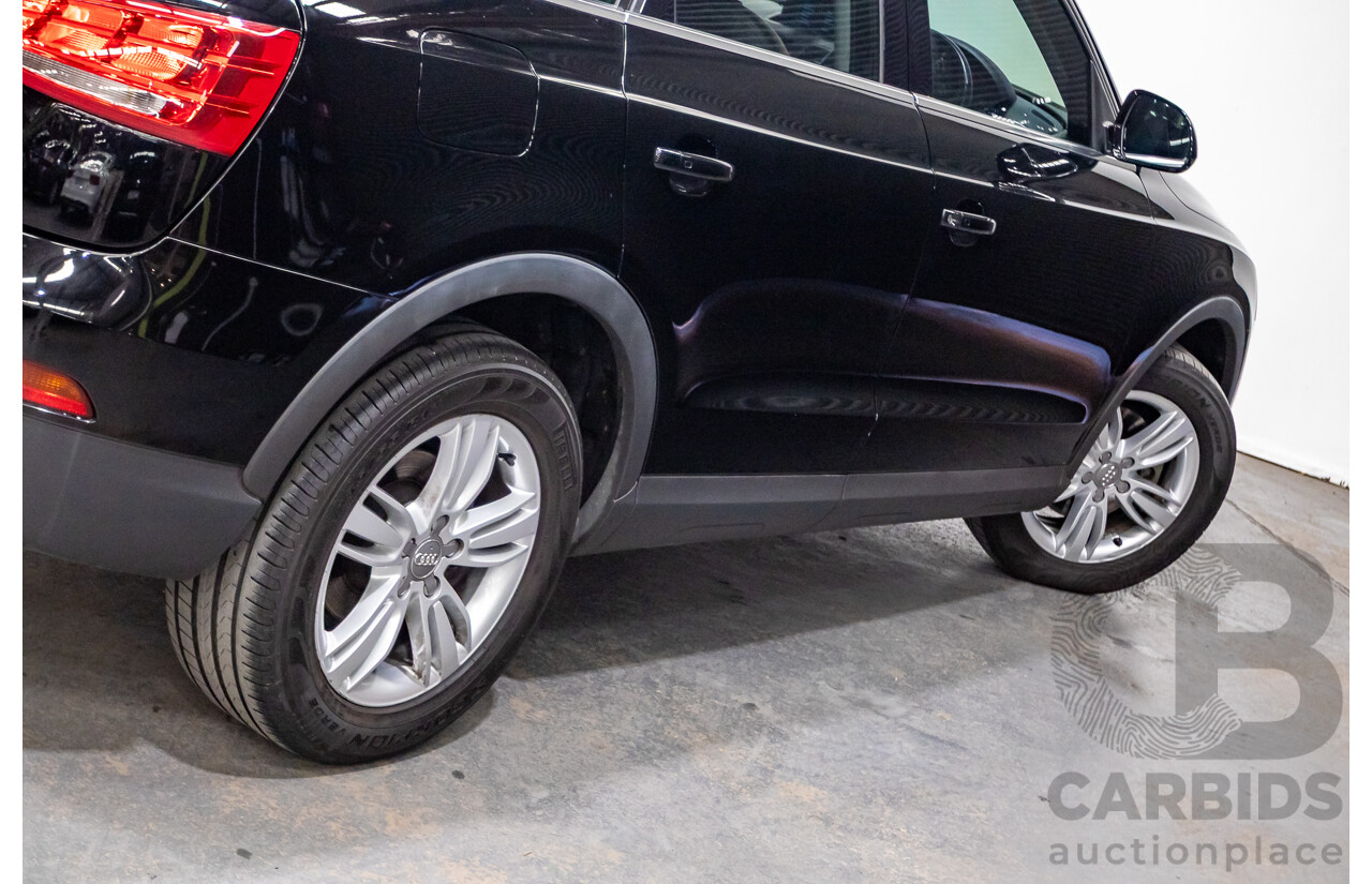8/2012 Audi Q3 2.0 TFSI Quattro (AWD) 8U 4d Wagon Brilliant Black Turbo 2.0L - 155kw Version