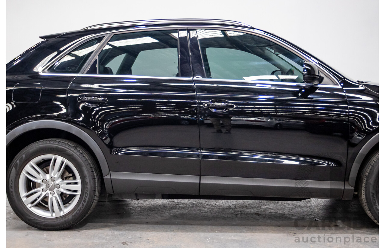 8/2012 Audi Q3 2.0 TFSI Quattro (AWD) 8U 4d Wagon Brilliant Black Turbo 2.0L - 155kw Version