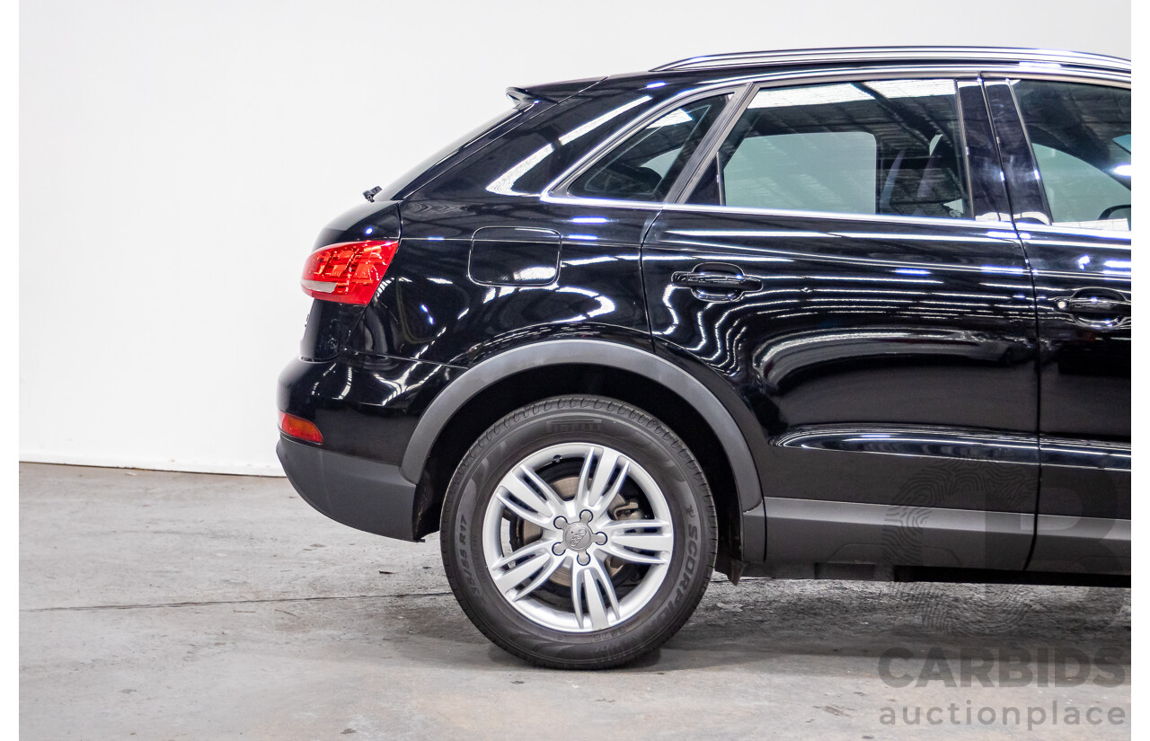 8/2012 Audi Q3 2.0 TFSI Quattro (AWD) 8U 4d Wagon Brilliant Black Turbo 2.0L - 155kw Version