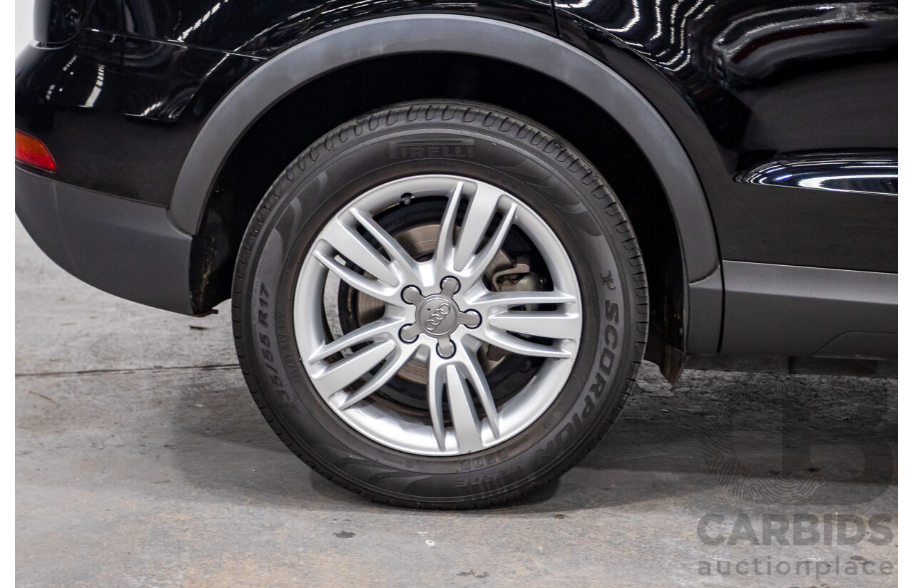 8/2012 Audi Q3 2.0 TFSI Quattro (AWD) 8U 4d Wagon Brilliant Black Turbo 2.0L - 155kw Version