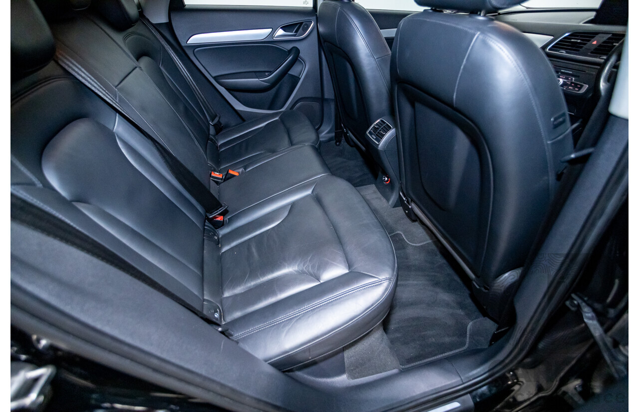 8/2012 Audi Q3 2.0 TFSI Quattro (AWD) 8U 4d Wagon Brilliant Black Turbo 2.0L - 155kw Version