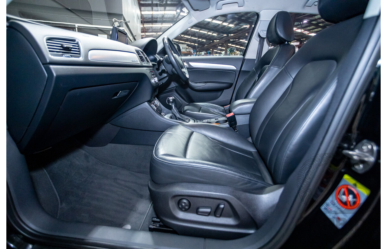 8/2012 Audi Q3 2.0 TFSI Quattro (AWD) 8U 4d Wagon Brilliant Black Turbo 2.0L - 155kw Version