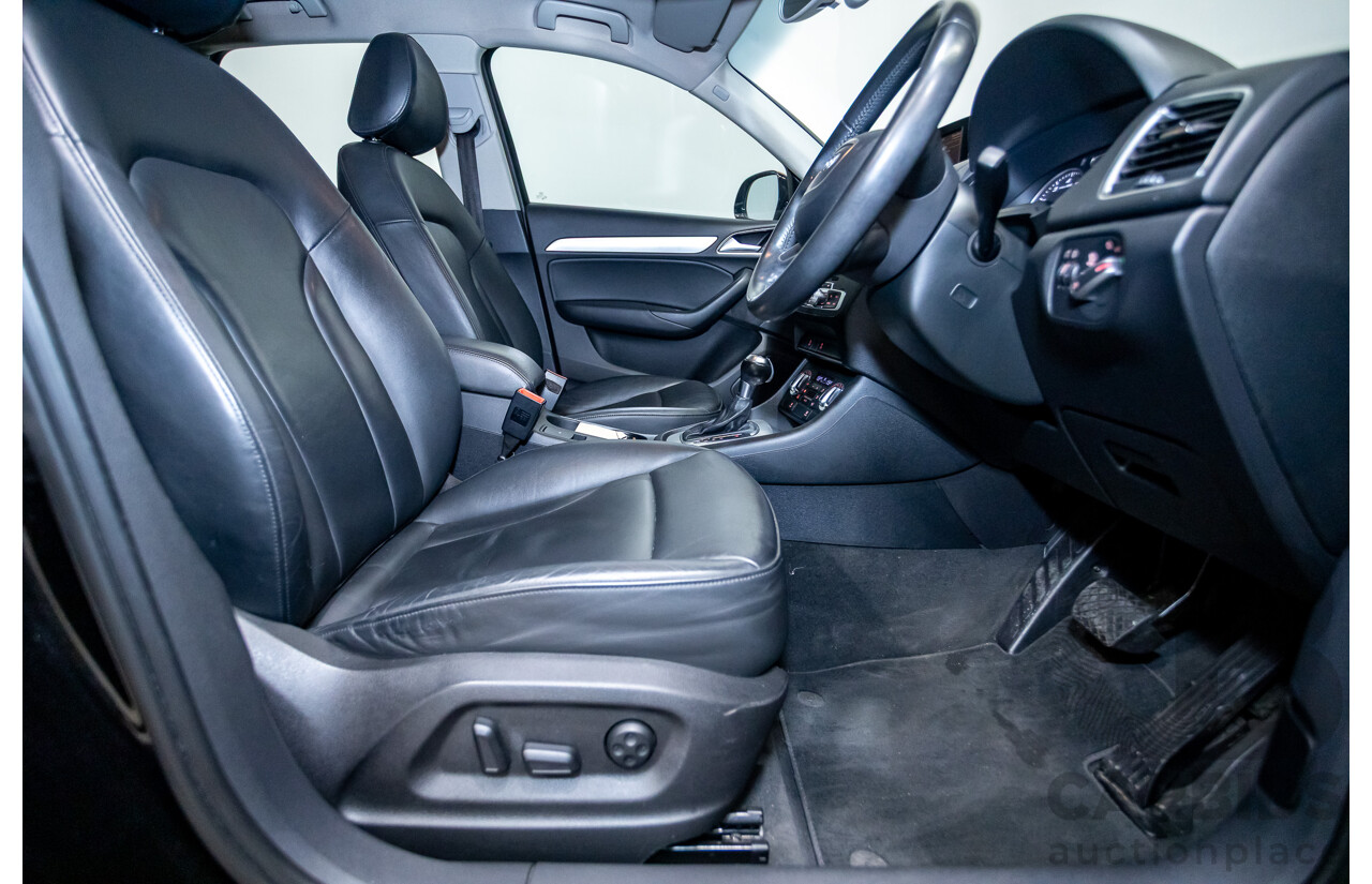 8/2012 Audi Q3 2.0 TFSI Quattro (AWD) 8U 4d Wagon Brilliant Black Turbo 2.0L - 155kw Version