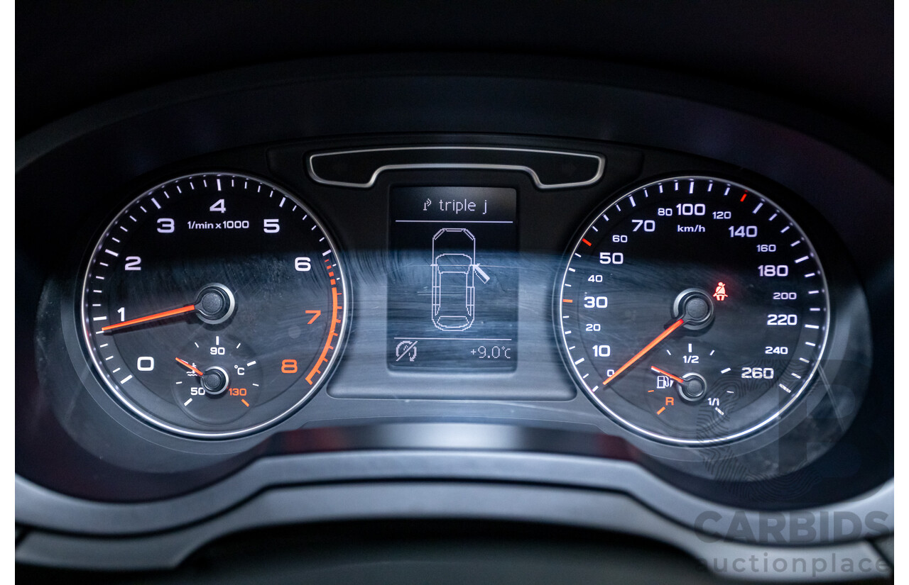 8/2012 Audi Q3 2.0 TFSI Quattro (AWD) 8U 4d Wagon Brilliant Black Turbo 2.0L - 155kw Version
