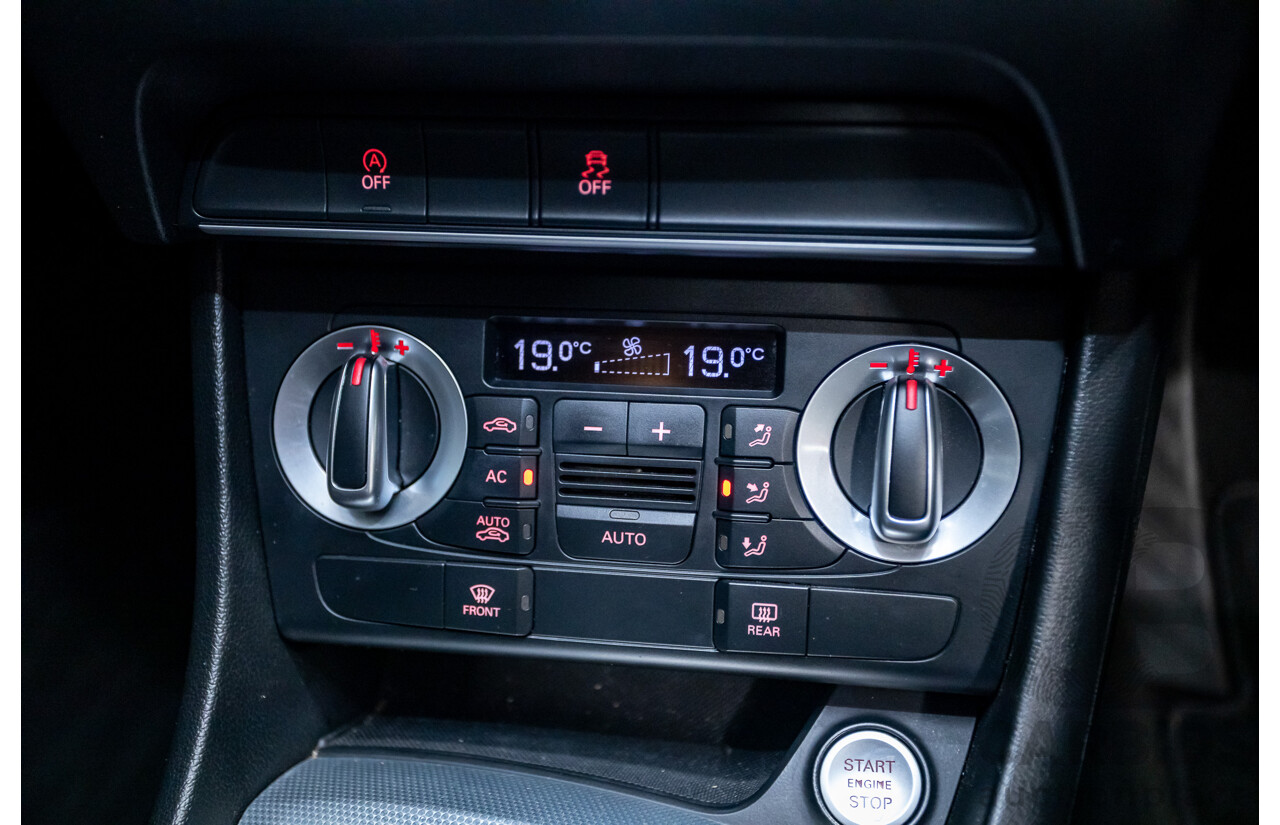 8/2012 Audi Q3 2.0 TFSI Quattro (AWD) 8U 4d Wagon Brilliant Black Turbo 2.0L - 155kw Version