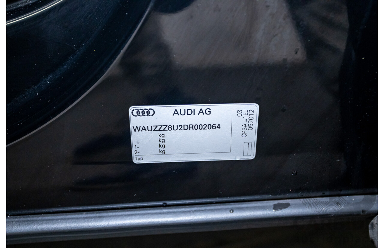 8/2012 Audi Q3 2.0 TFSI Quattro (AWD) 8U 4d Wagon Brilliant Black Turbo 2.0L - 155kw Version