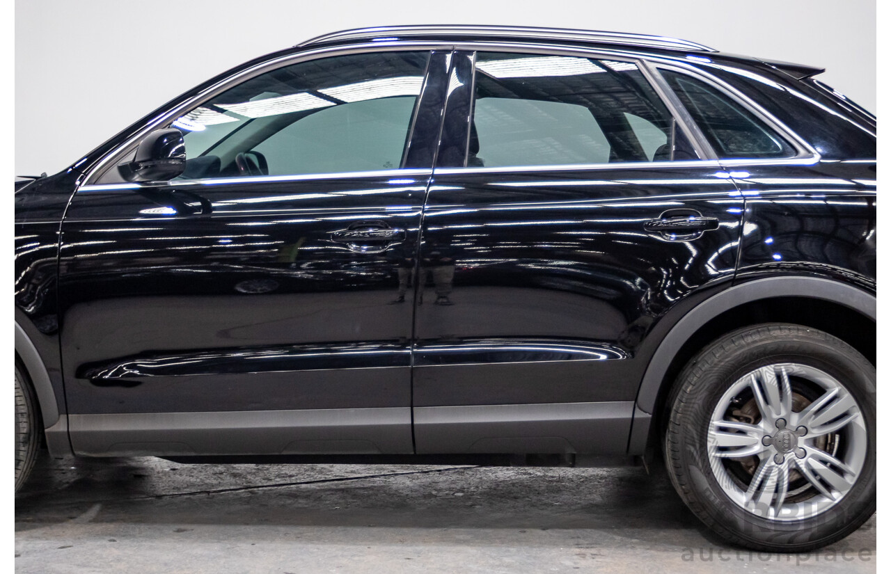 8/2012 Audi Q3 2.0 TFSI Quattro (AWD) 8U 4d Wagon Brilliant Black Turbo 2.0L - 155kw Version