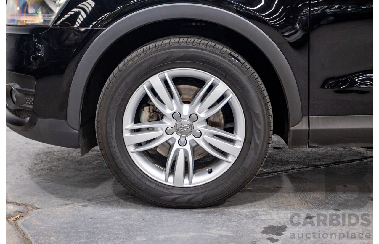 8/2012 Audi Q3 2.0 TFSI Quattro (AWD) 8U 4d Wagon Brilliant Black Turbo 2.0L - 155kw Version