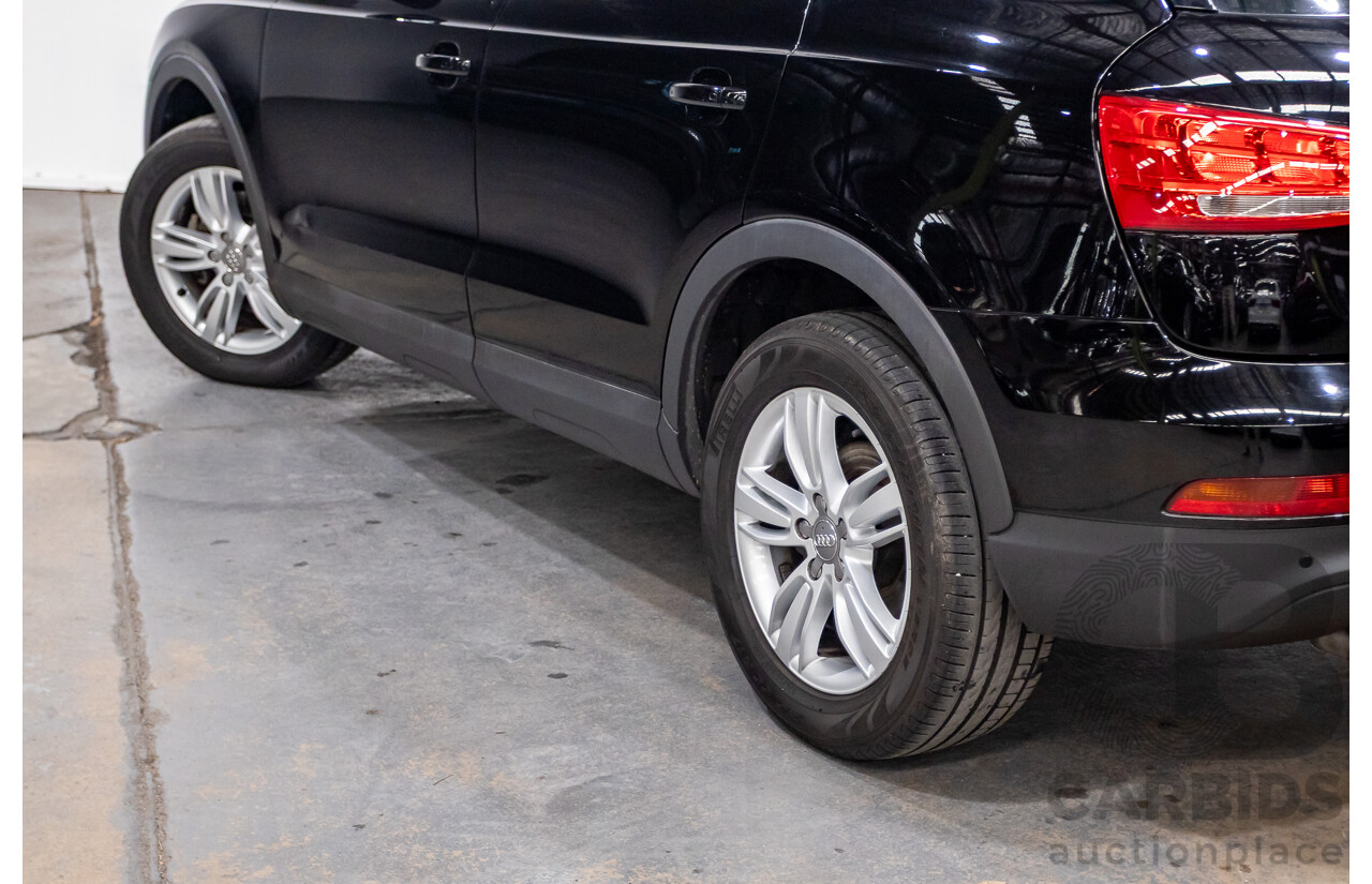 8/2012 Audi Q3 2.0 TFSI Quattro (AWD) 8U 4d Wagon Brilliant Black Turbo 2.0L - 155kw Version