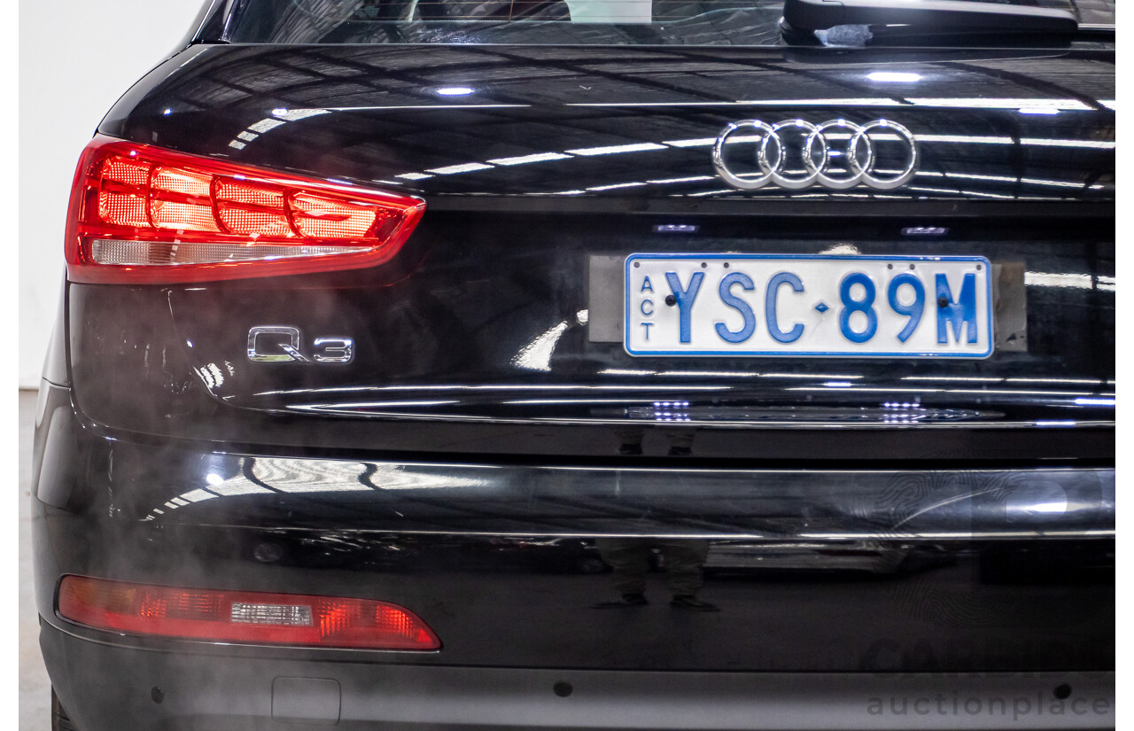 8/2012 Audi Q3 2.0 TFSI Quattro (AWD) 8U 4d Wagon Brilliant Black Turbo 2.0L - 155kw Version