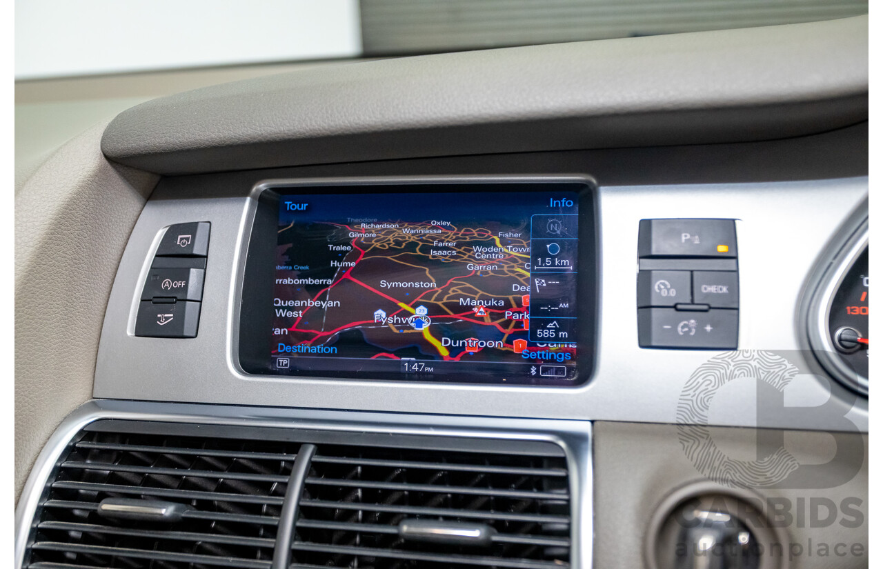 9/2014 Audi Q7 3.0 TDI Quattro S-Line Pack (AWD) MY14 4d Wagon Bahia Beige Turbo Diesel V6 3.0L - 7 Seater