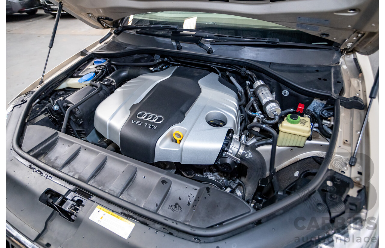 9/2014 Audi Q7 3.0 TDI Quattro S-Line Pack (AWD) MY14 4d Wagon Bahia Beige Turbo Diesel V6 3.0L - 7 Seater