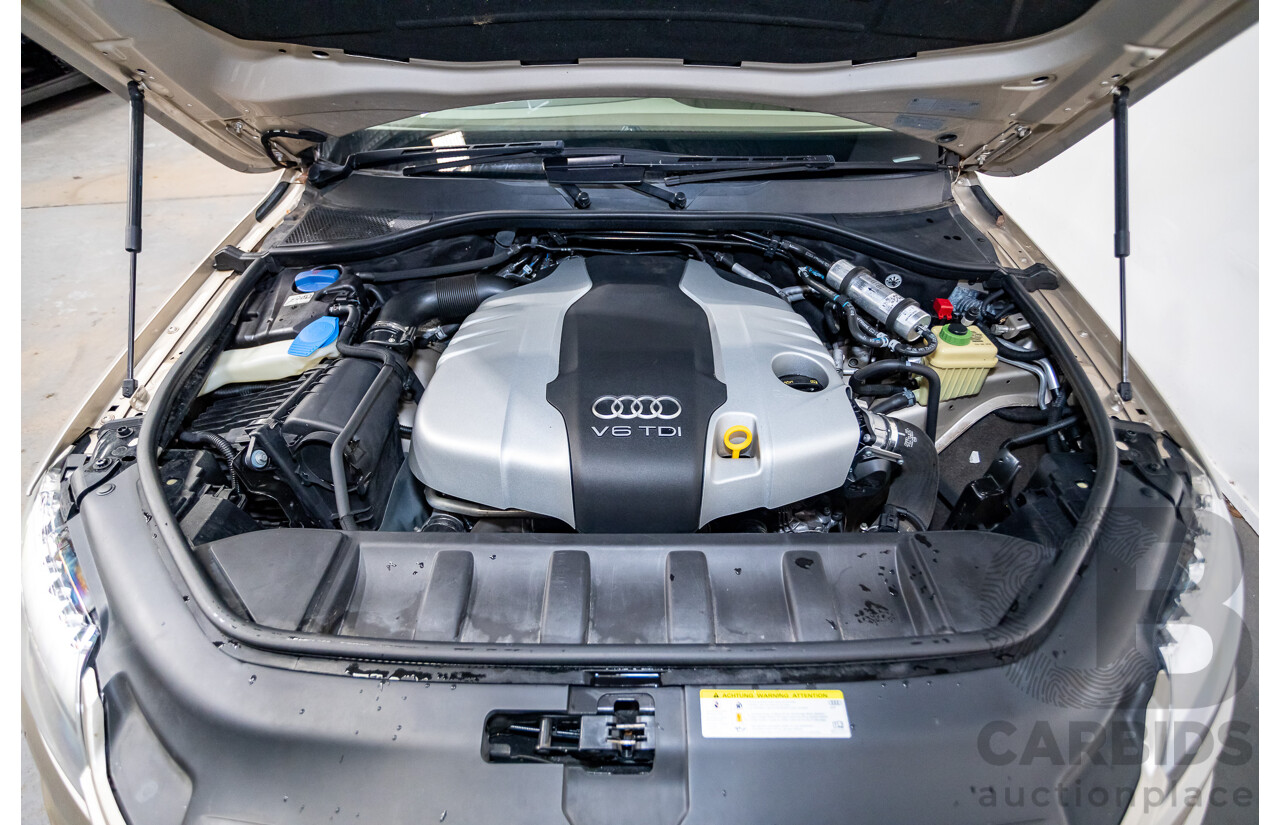 9/2014 Audi Q7 3.0 TDI Quattro S-Line Pack (AWD) MY14 4d Wagon Bahia Beige Turbo Diesel V6 3.0L - 7 Seater
