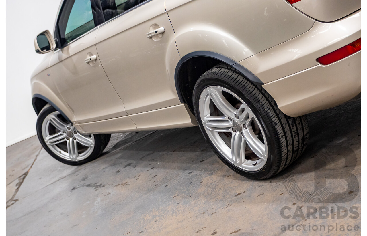 9/2014 Audi Q7 3.0 TDI Quattro S-Line Pack (AWD) MY14 4d Wagon Bahia Beige Turbo Diesel V6 3.0L - 7 Seater