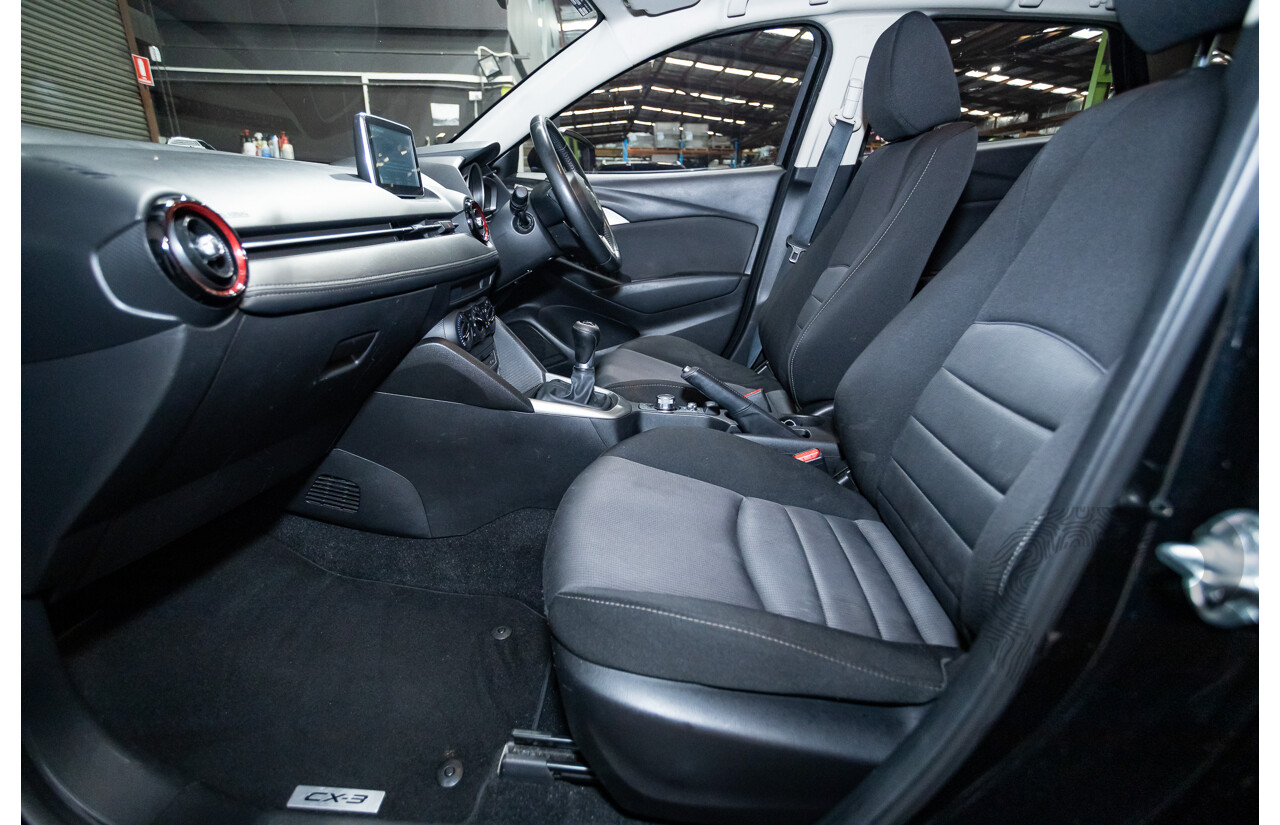 6/2015 Mazda CX-3 MAXX DK 4d Wagon Jet Black 2.0L