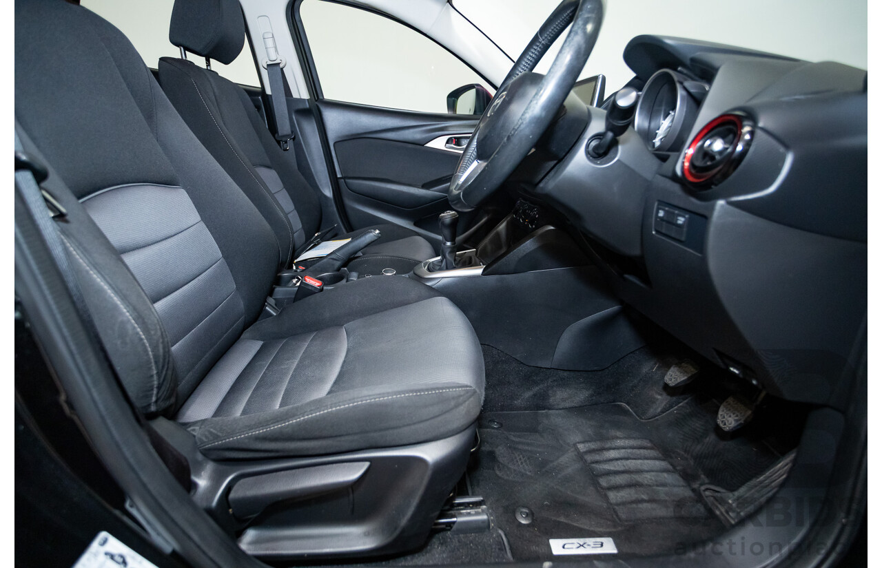 6/2015 Mazda CX-3 MAXX DK 4d Wagon Jet Black 2.0L