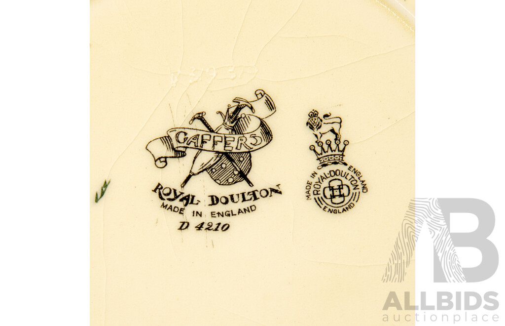 Three Antique Royal Doulton Collectors Display Plates