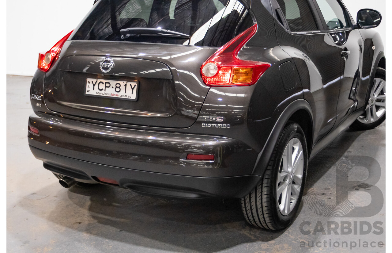 5/2015 Nissan Juke Ti-S (AWD) F15 4d Wagon Coyote Brown Metallic Turbo 1.6L