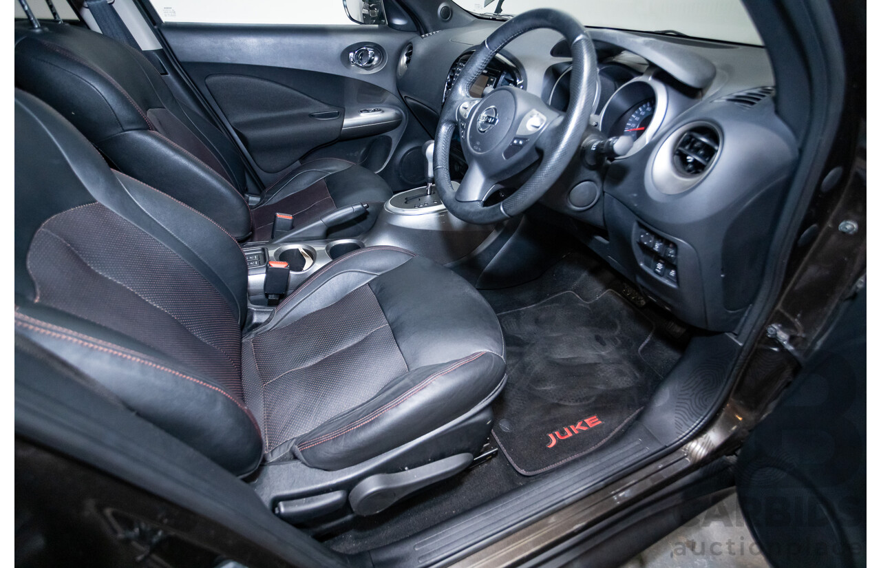 5/2015 Nissan Juke Ti-S (AWD) F15 4d Wagon Coyote Brown Metallic Turbo 1.6L
